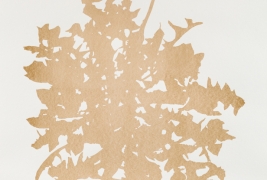 road-dust screenprint on paper by Edward Chell