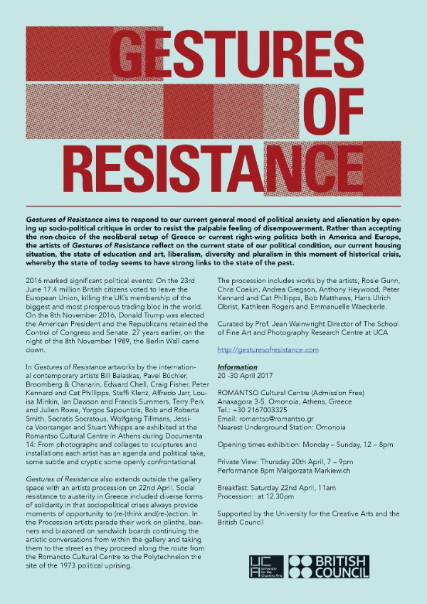 gestures of resistance